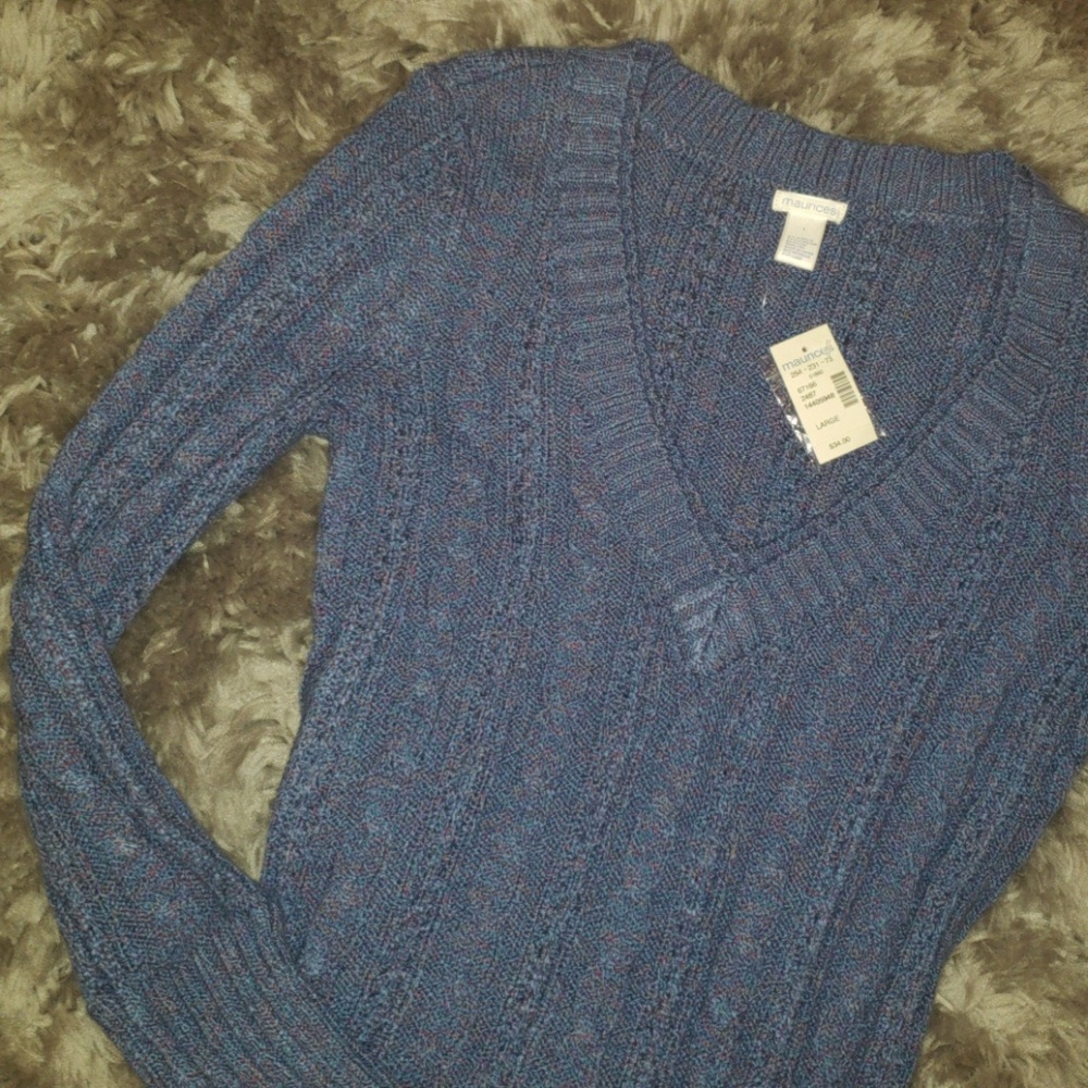 Maurices v neck knitted sweater